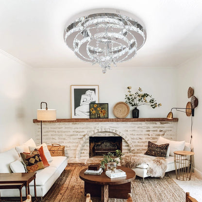 Modern Dimmable LED Luxury Crystal Chandelier