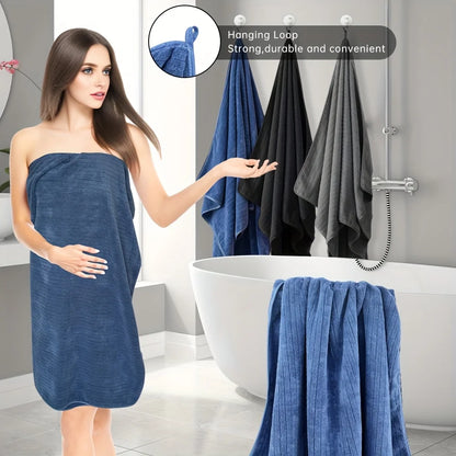 Thick Absorbent Luxury Cotton Bathroom Towels (Singles or 4 pcs set)