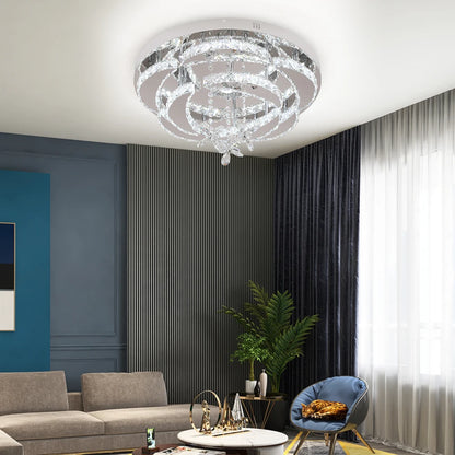 Modern Dimmable LED Luxury Crystal Chandelier