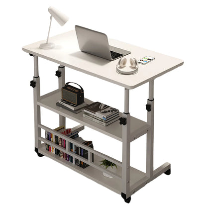 Multi-Level Standing Desk Height Adjustable Wooden Workstation, Work Table or Bedside Table