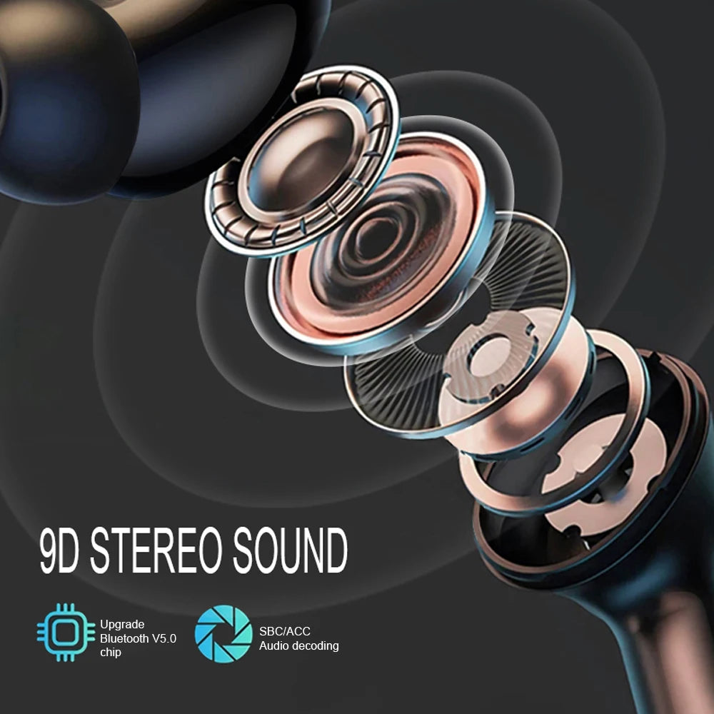 Wireless Bluetooth Earphones ANC Noise Reduction (with Touch Screen) Earbuds