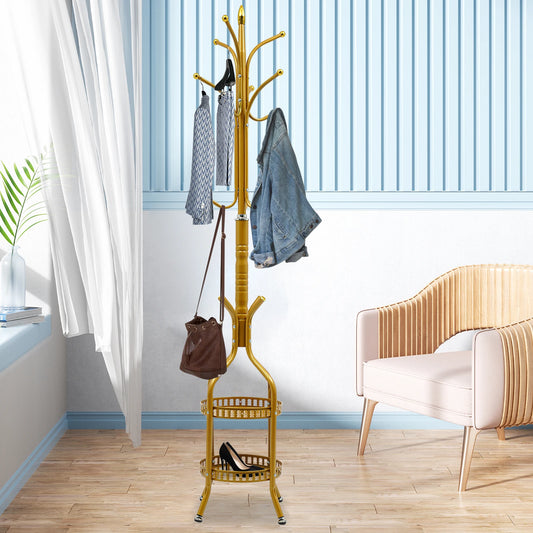 Free Standing Iron Coat Rack