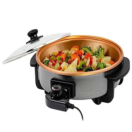 11.5-Inch Electric Skillet with Nonstick Copper Finish